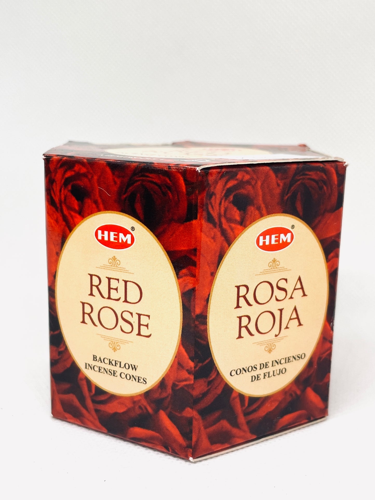Hem Vörös Rózsa Visszaáramló Füstölőkúp