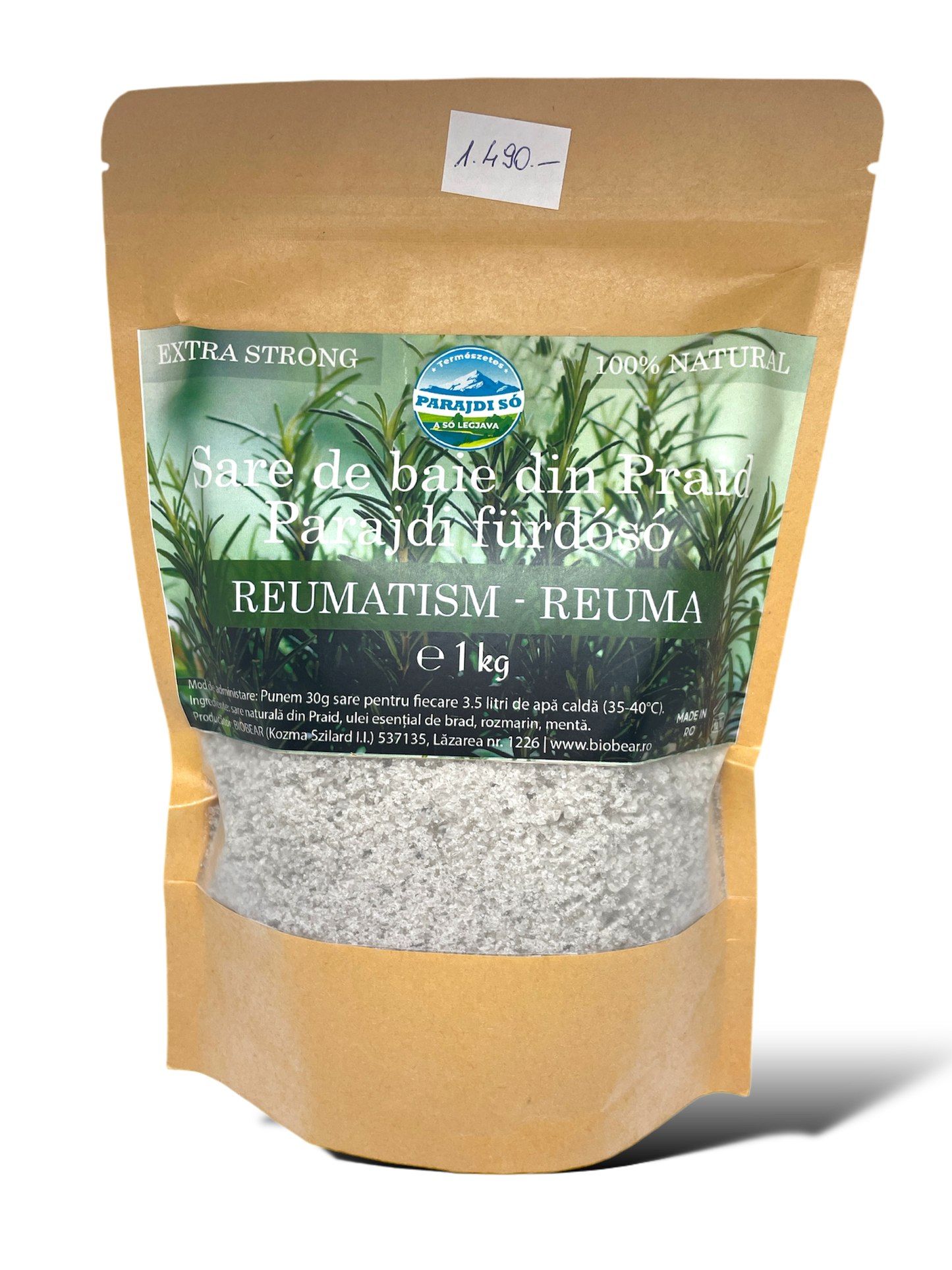 Reumás panaszokat enyhítő eredeti Parajdi fürdősó az Ásványbarlang weboldalán