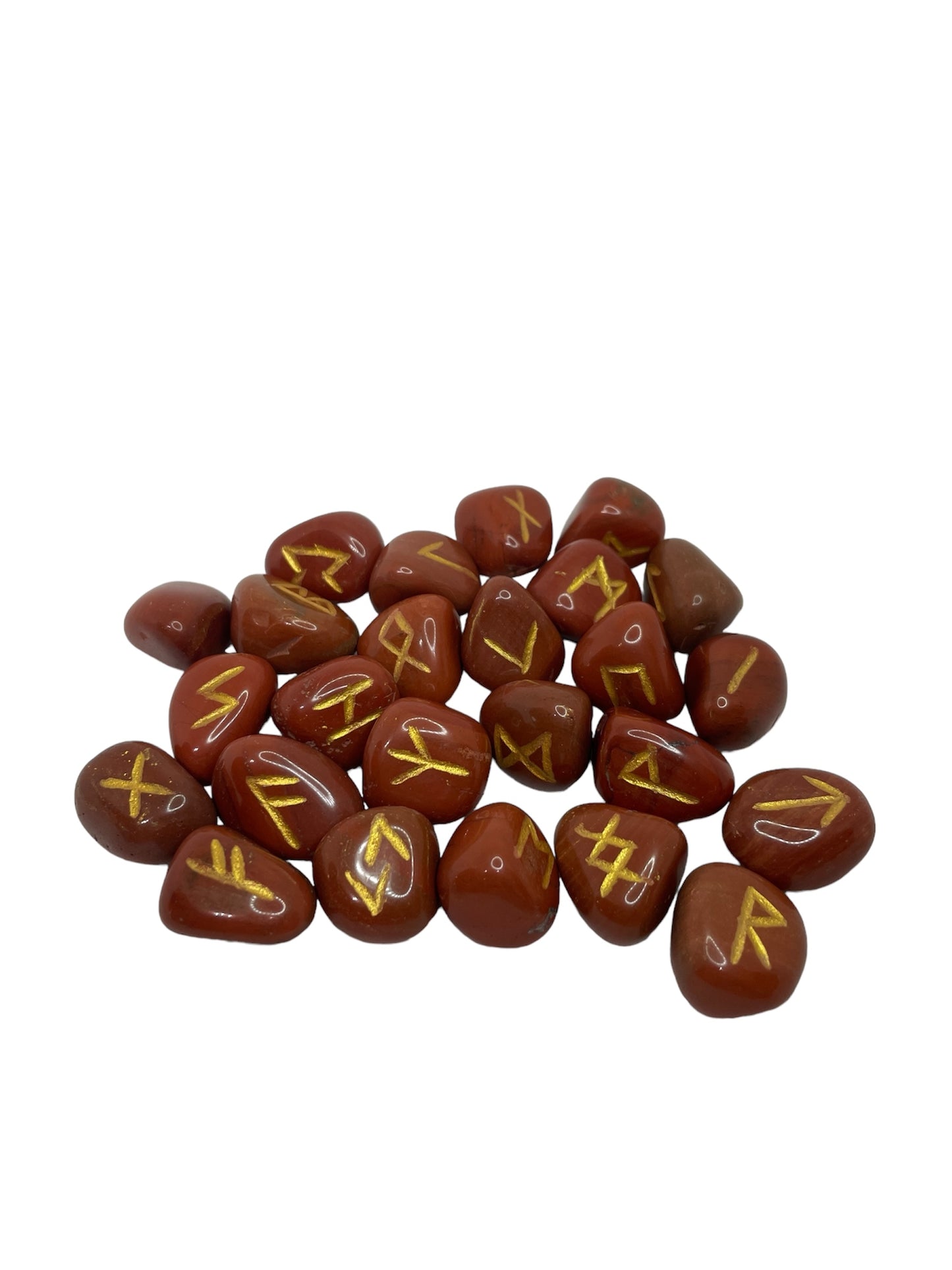 Jáspis rúnakő szett