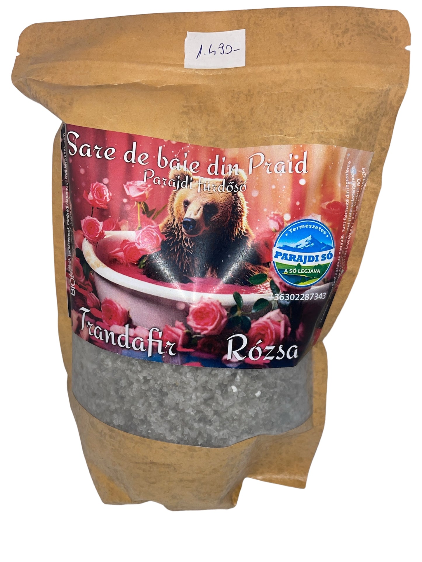 BioBear Parajdi Fürdősó - Rózsa