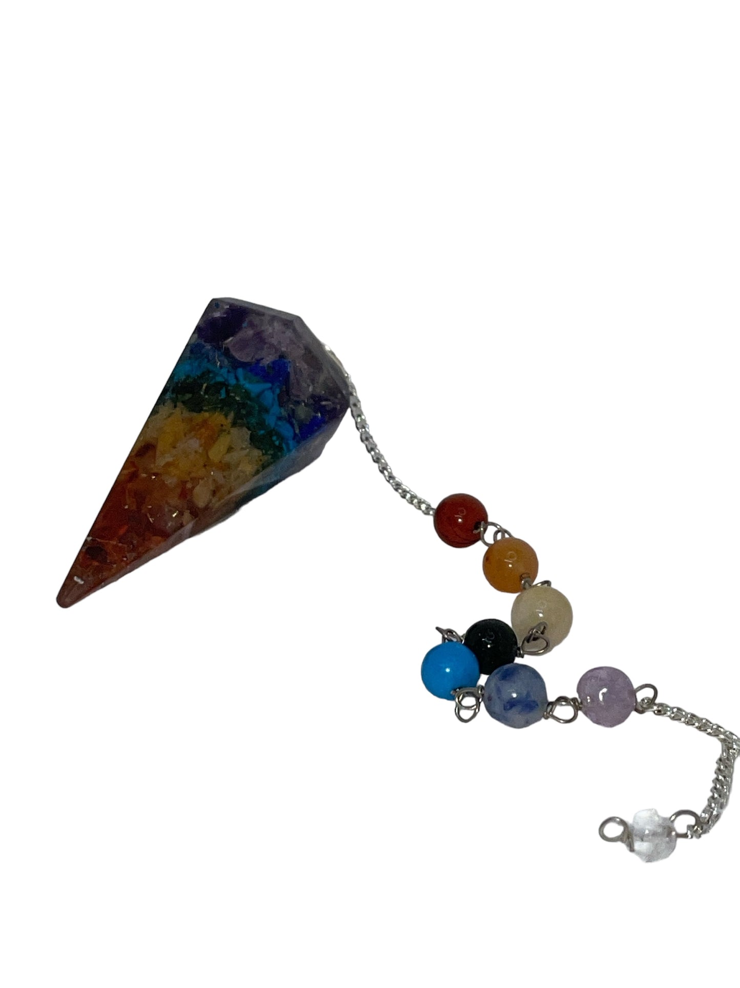 Inga a hét csakra színeivel