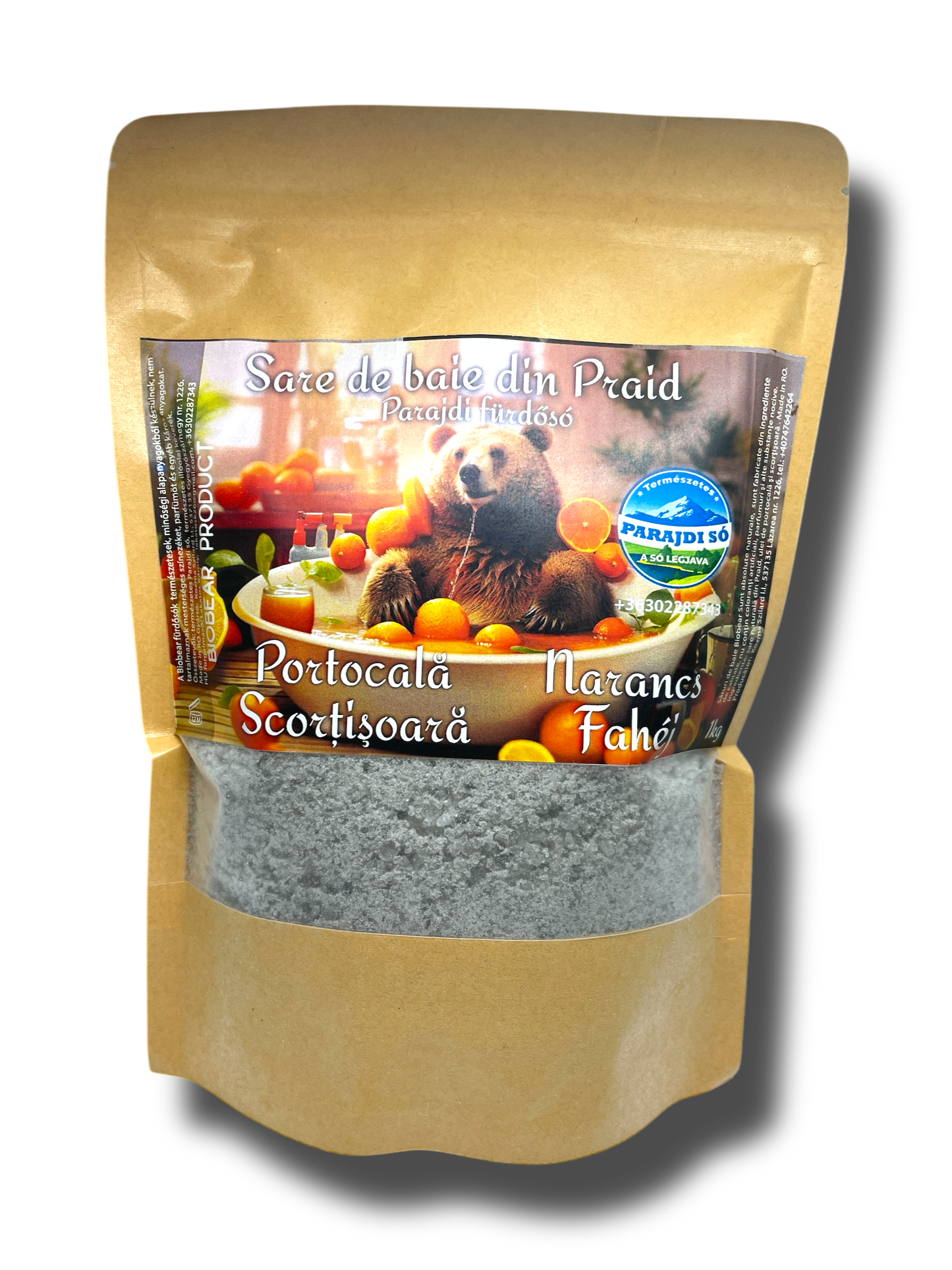 Parajdi fürdősó - Narancs és fahéj