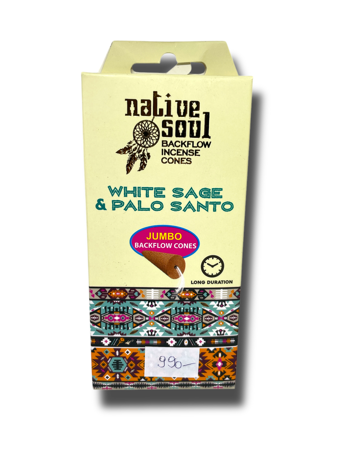 Native Soul Palo Santo és Fehér Zsálya Visszaáramló Füstölőkúp