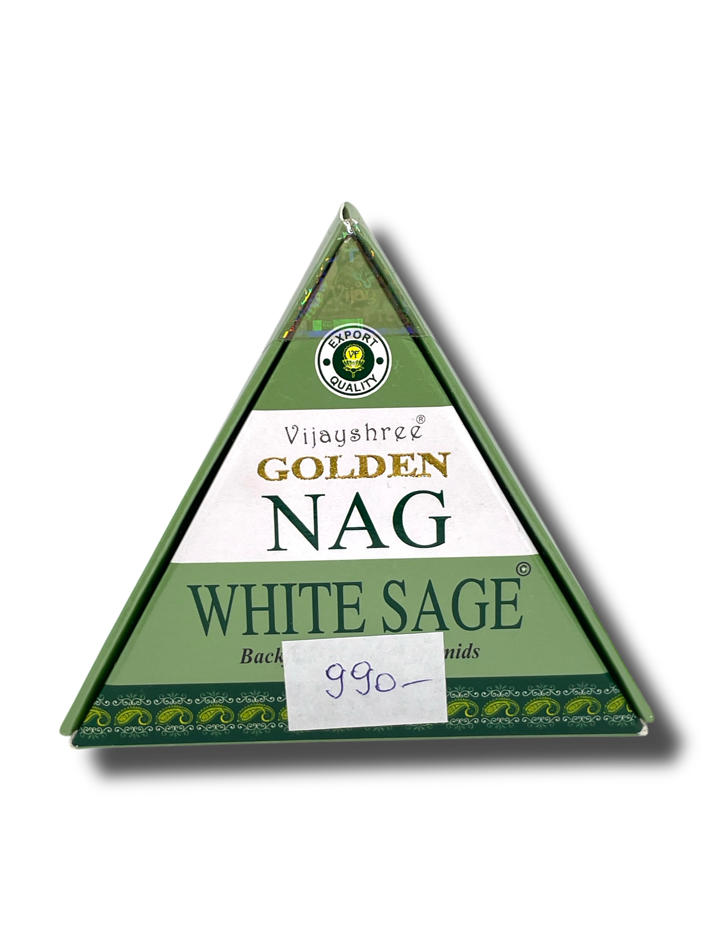 Golden nag fehér zsálya white sage visszaáramló füstölőkúp ásványbarlang