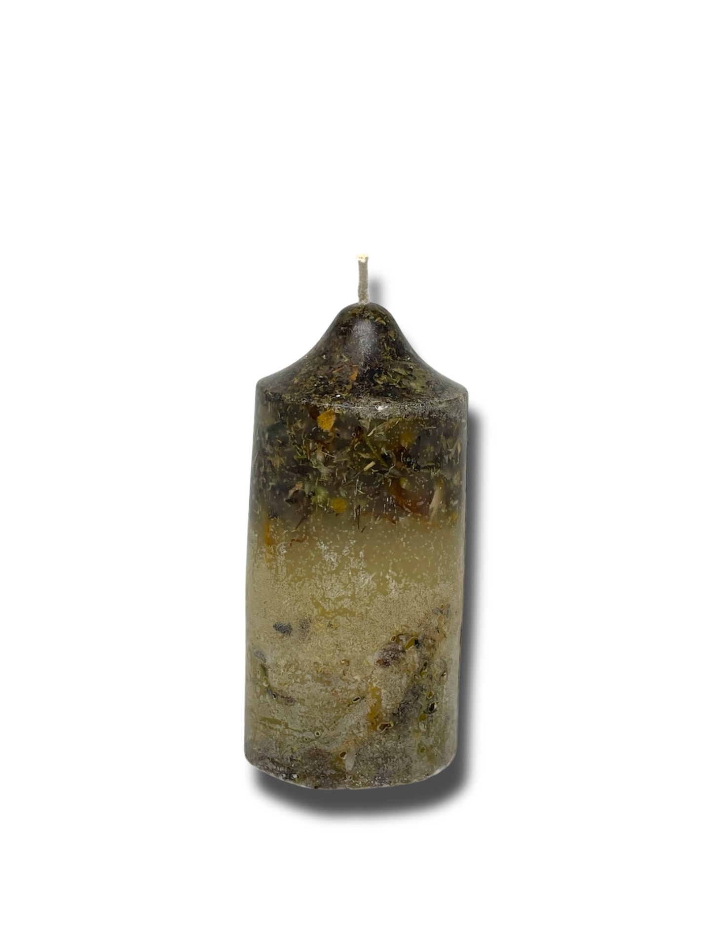 kézműves mágia gyertya a negatív energiák leszedésére, tisztítására