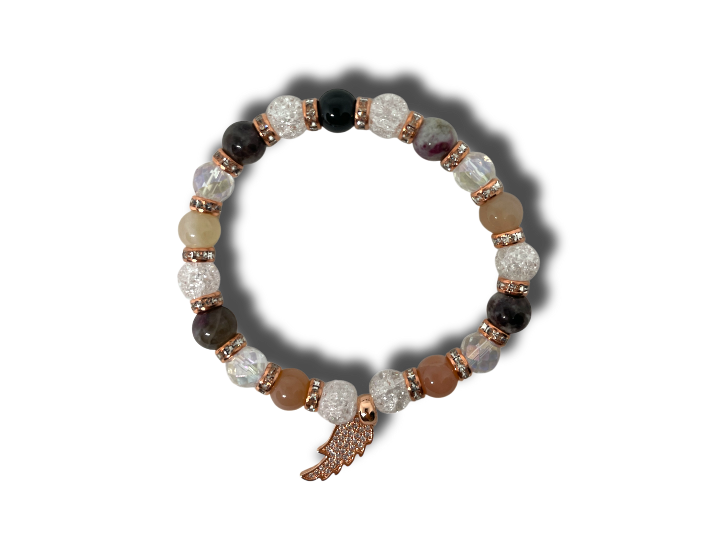 Biztonság Ásványkarkötő