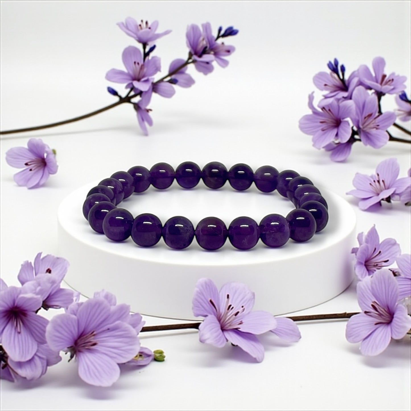 Ametiszt Ásványkarkötő