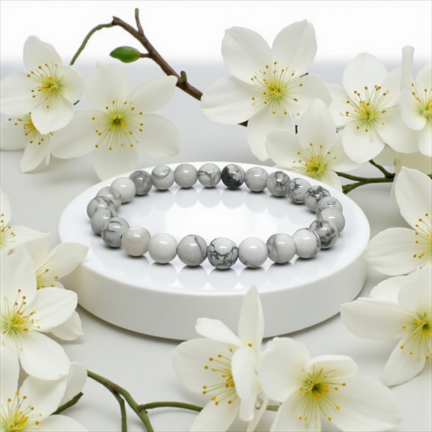 Howlit Ásványkarkötő