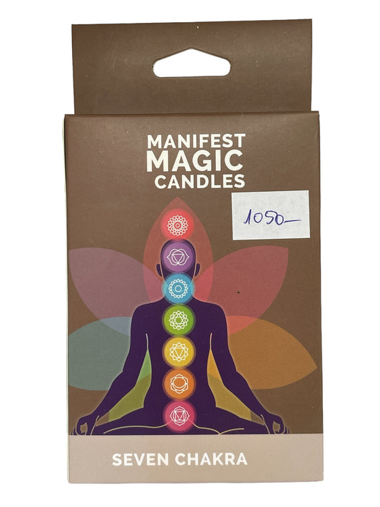 Manifest Magic Candles - Hét Csakra Gyertya