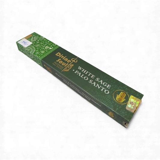 Divine Soul Fehér Zsálya és Palo Santo Füstölőpálca