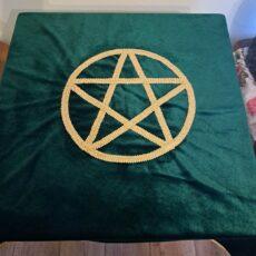 pentagramma oltárterítő, 5 elem, mágia ,mágiakellékek, Krisztina&Gábor Kristálybarlangja